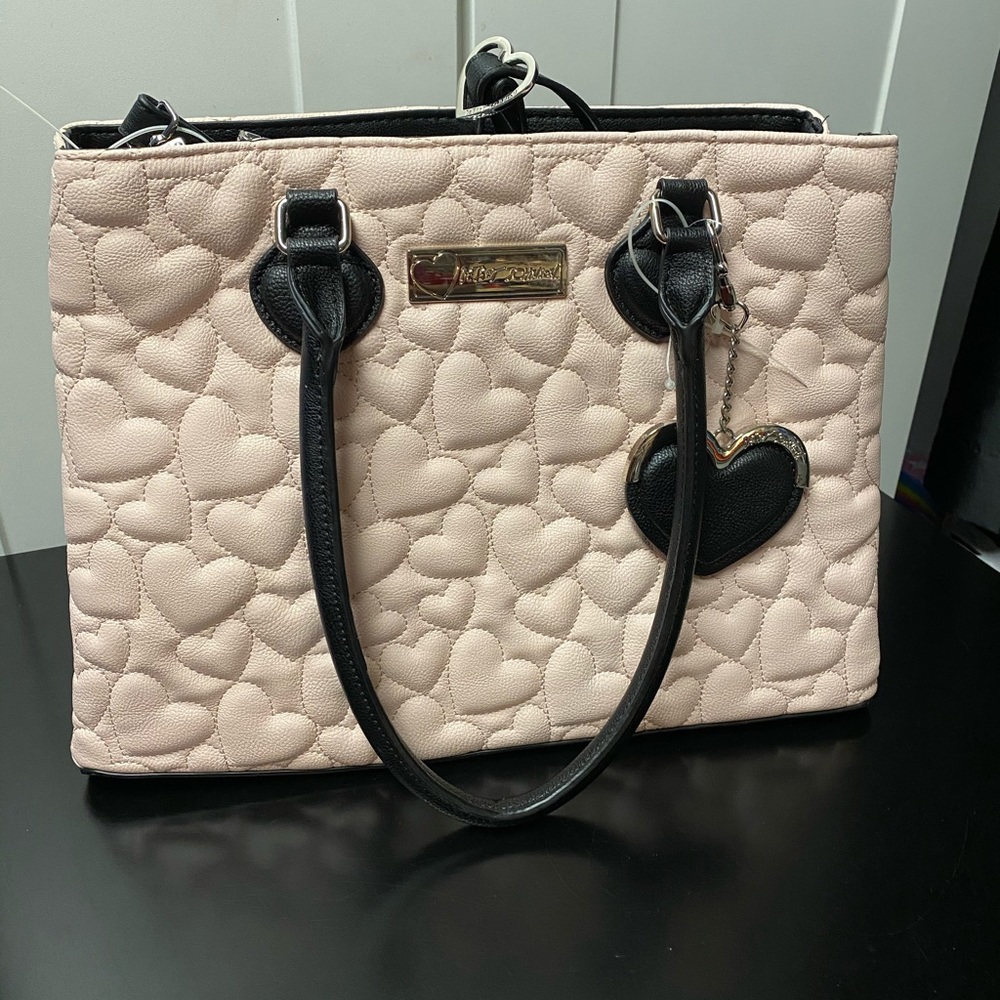 Betsey Johnson large purse with shoulder strap